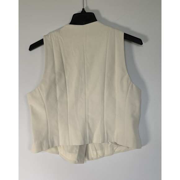 SPANX Carefree Crepe Vest Top with No Show Coverage beige Size XL NWT - Picture 8 of 8